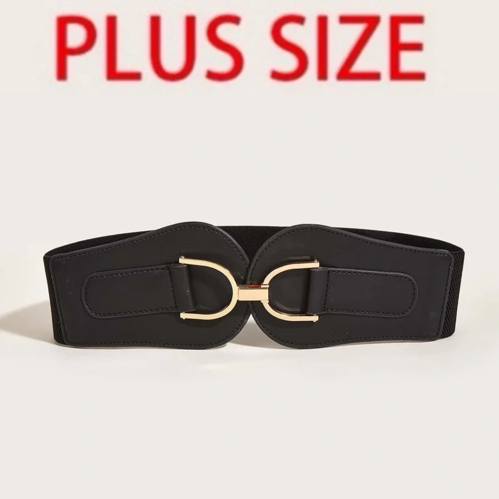 🖤 PLUS Faux Leather Stretch Belt 🖤